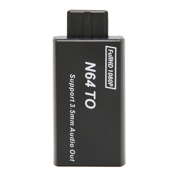 for N64 to HD Multimedia Interface Converter 1080p Supports PAL NTSC Video Game Adapter with 3.5mm Interface