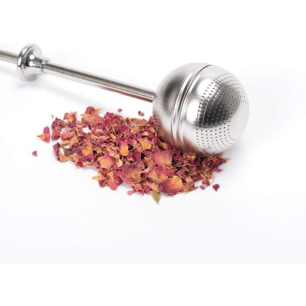 Long-handled Stainless Steel Tea Strainers - 2 Premium Loose Leaf Tea Infusers