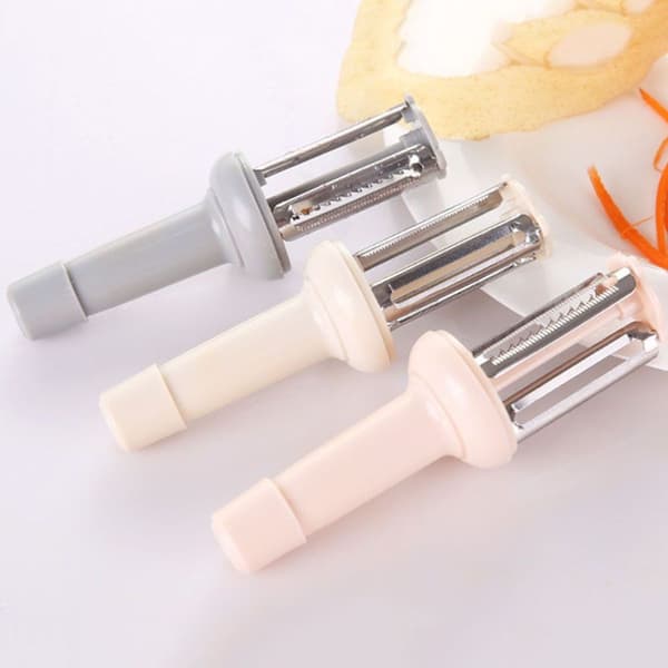 Handle multifunctional grater with three heads for fruits and vegetables KLB