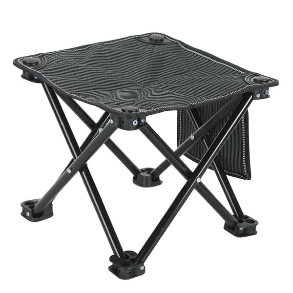 Let og bærbar foldbar campingtaburet, mini foldbart sæde til fiskeri, udendørsaktiviteter, vandreture, havearbejde