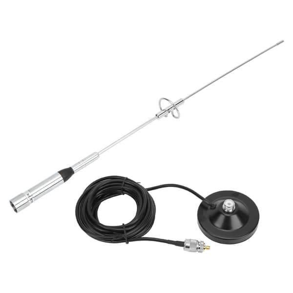 Car VHF UHF Antenna Suction Cup with 5m Cable SMA Female Adapter Kit Waterproof Plug and Play
