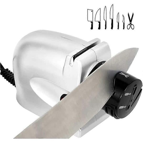Electric Knife Sharpener, Kitchen Knife Sharpener, Non-Slip Base for Knife Scissor Screwdriver