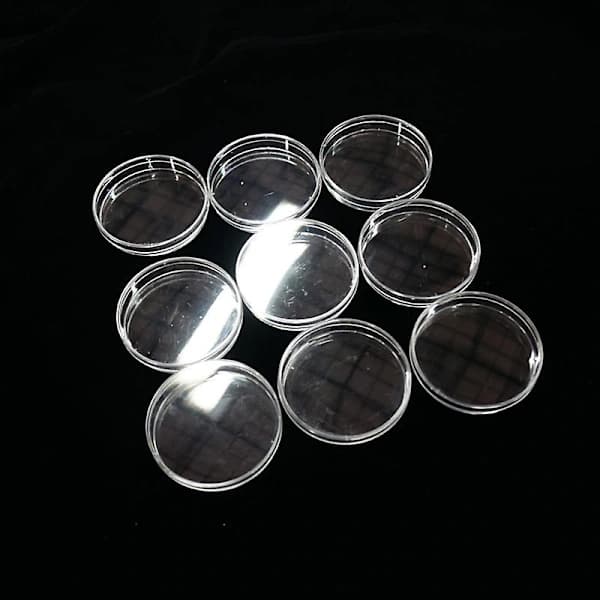 90 mm Petriskål 5 st. Glas Petriskålar med Lock Laboratoriekulturplatta