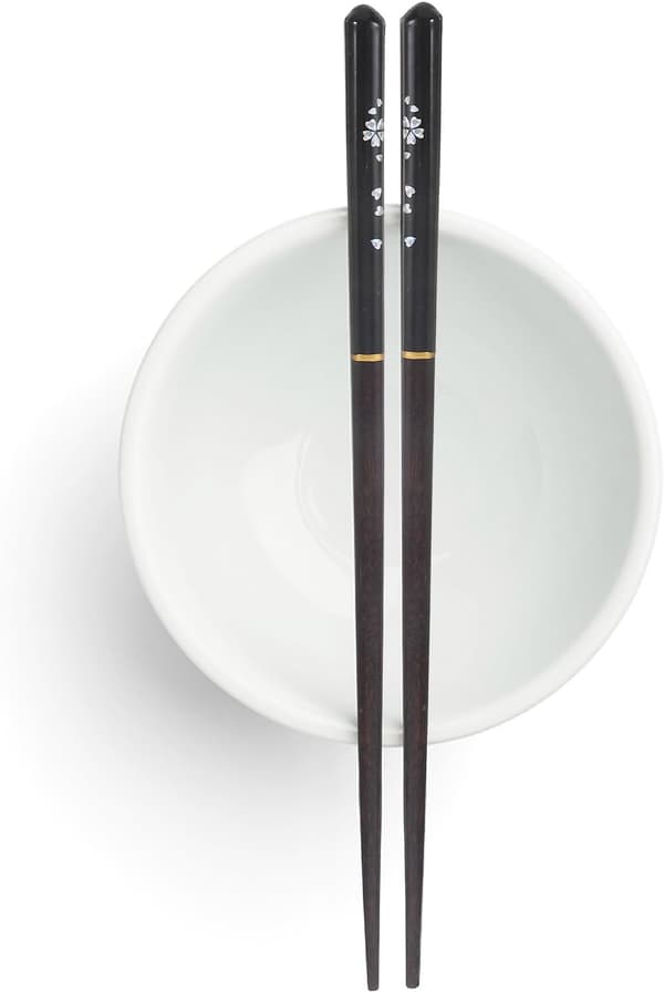 Servise i japansk stil Bestikksett Tremateriale Enkel Elegant Design Lettvekt
