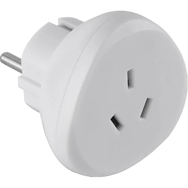 70060 Reiseadapter Australia/Kina til Frankrike/Europa, Hvit