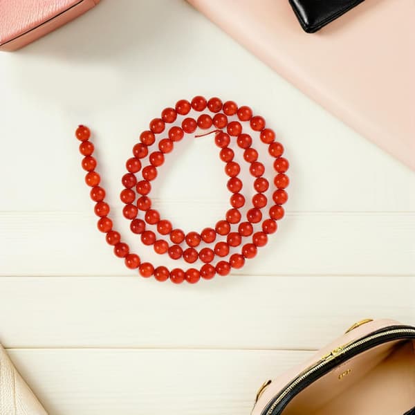 Håndlavede runde perler til smykkefremstilling, løse perler til DIY-armbånd og øreringe