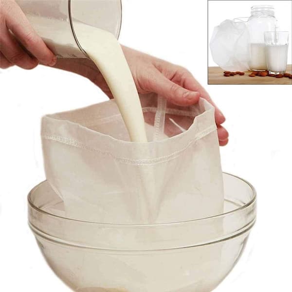Premium Nut Milk Bags with Fine Mesh Fabric KLB