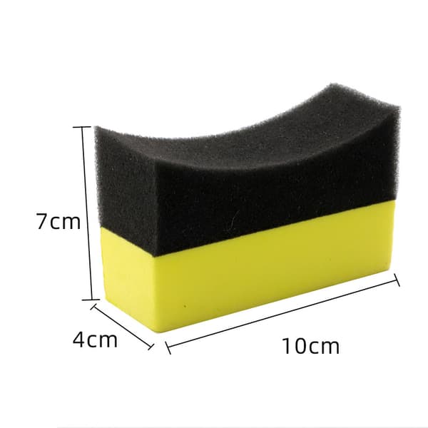 (10x6x4cm) Bilvaskesvamp 7 stk. Buet Bilvaskesvamp