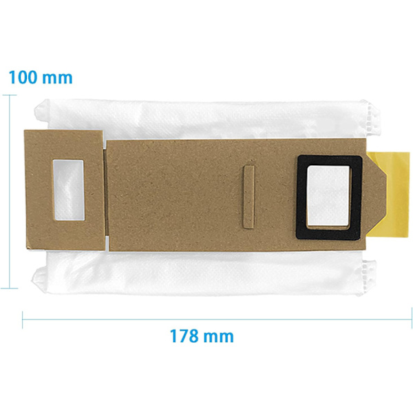 Vacuum Cleaner Replacement Kit, Large Capacity Dust Bags and Easy Installation for Xiaomi Roborock Auto-Empty Dock, 8-Pack