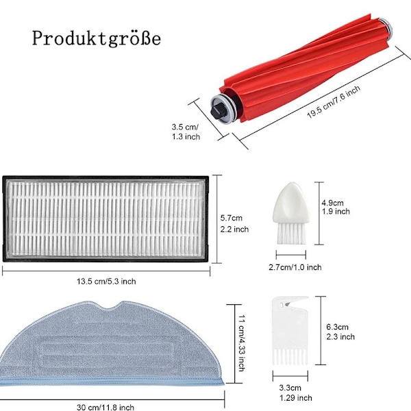 Erstatningsklude original til Roborock S7 S7 Plus S7 MaxV S7 MaxV Ultra