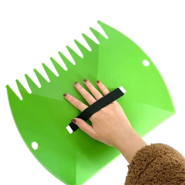 [LLC] 2 kpl ergonomisia lehtiharavia syksyn puutarhan siivoukseen Puutarhatyökalut Mukava käyttää Multicolor