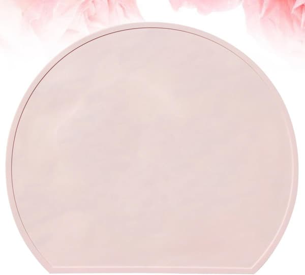 Silikonunderlag Varmeisolasjon Sklisikker Enkel Design Rosa Dekorativ Bordmatte
