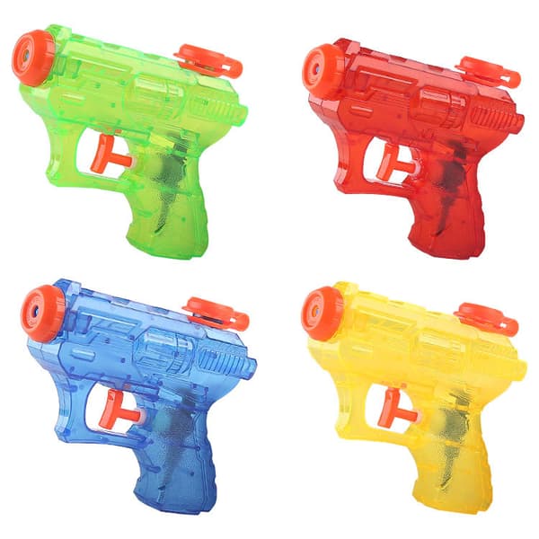4 Sprøytepistolleker for gutter og jenter, bursdag, festgaver, fest