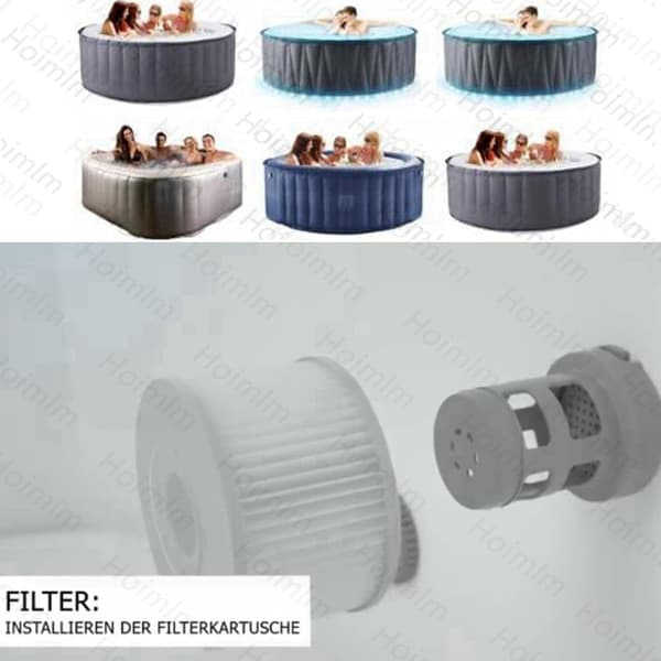 Vortex-suodattimen pidike jälkiasennukseen, sopii Mspa vortex -suodattimeen
