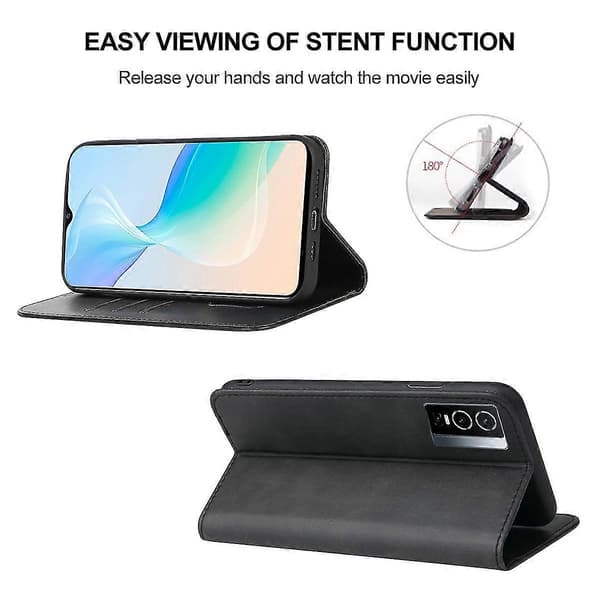 Magnetisk læderetui til Vivo Y76 5g