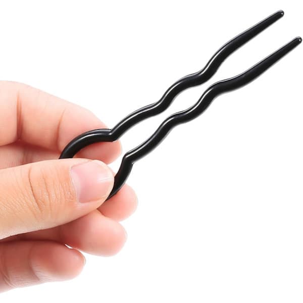 20 Styk Hårnåle til Kvinder, Magisk Simpel Spiral Hurtig Fletninger Hårstylingklemme, Sort og Brun