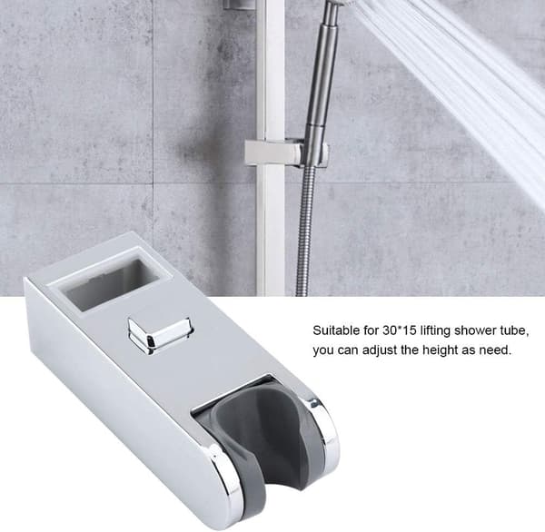 Brusehovedholder Glidestangsstolpeholder, Krom Justerbar