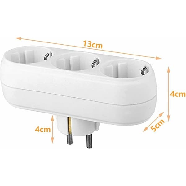 Uttak, grenuttak med 3 uttak, (3500W/16A)