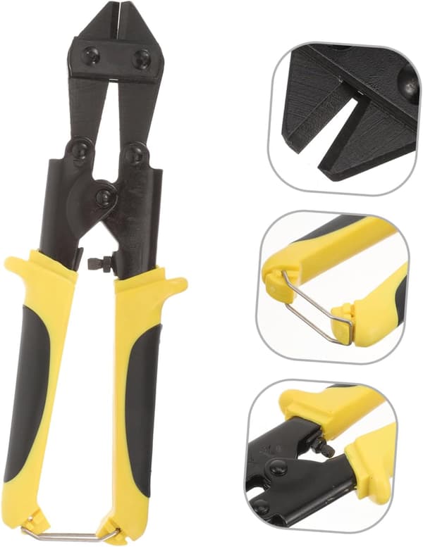 Boltsaks Tung Mini Skæreværktøj til at klippe kæde og tråd Ergonomisk design Kulstofstålmateriale