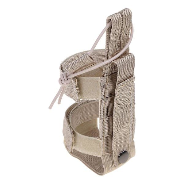 Vattenflaskhållare Nylon Taktisk Vattenflaskväska Vattenflaskbärväska Khaki Khaki Khaki