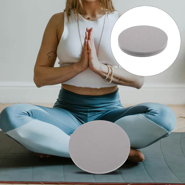 2 kpl joogapolvisuojia ja kyynärpääsuojia, harmaa liukumaton Pilates-polvimatto