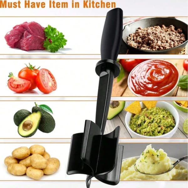 Five-bladed curved knife meat grinder, high-temperature resistant non-stick mixing and chopping machine.