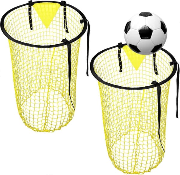 2-pak Top Bins Target Net til fodbold, Top Bins Mål til fodbold, Målskive til fodboldmål