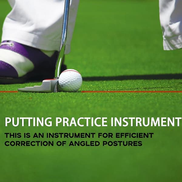 Golf Putter Sight Portable Golf Laser Putting Trainer Golf Putt Putting Aiming Line Aid Corrector To