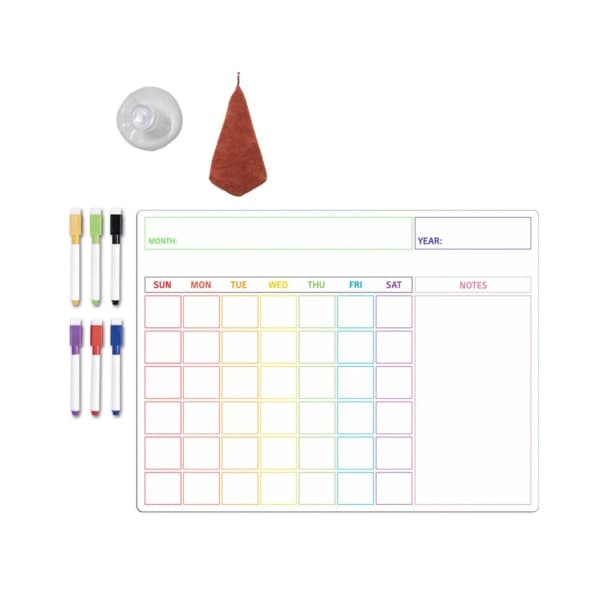 Kjøleskapsmagnet Kalender Ukeplanlegger Magnetisk Kalender Whiteboard Månedlig Liste To-Do-liste Handleliste Tavle_tfrf null - CT810 null - CT810