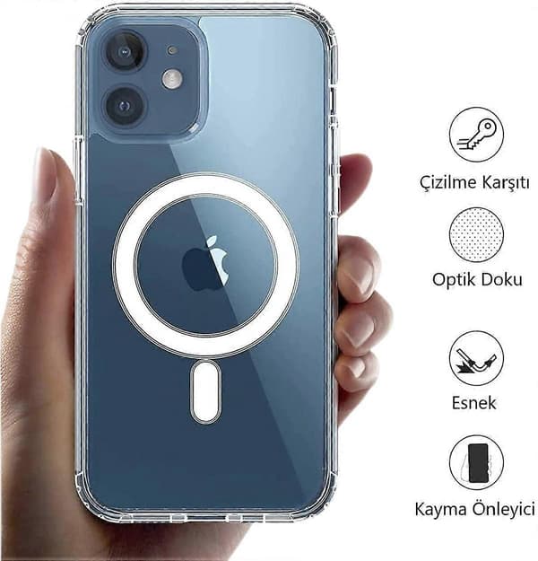 bavurmak iPhone 11 Pro -kuori Magsafe-toiminnolla - Läpinäkyvä (iPhone 11 Pro 6.1 \")