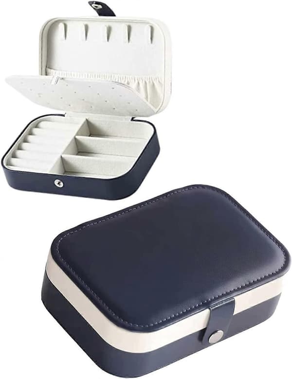 Jewelry Box, Travel Double Layer Mini Jewelry Display