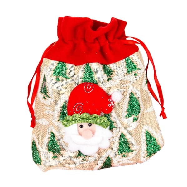 Christmas Gift Bags with Drawstring