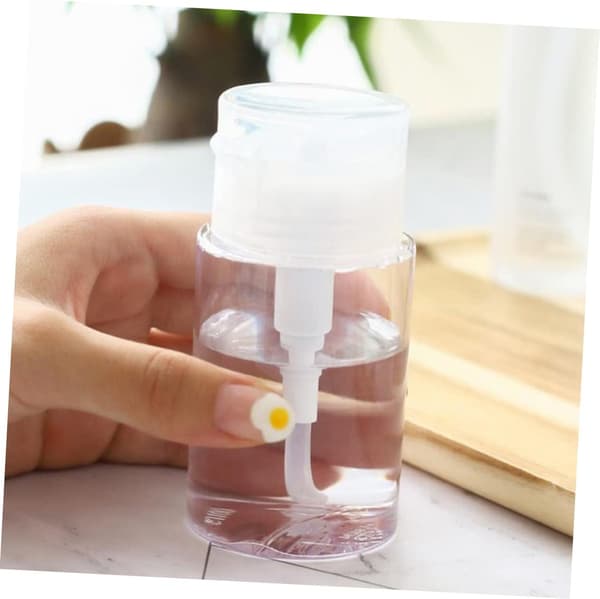 Press-top travel storage bottles 2pcs 300ml leak-proof reusable lotion and liquid holders