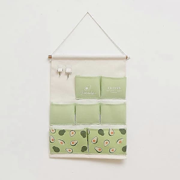 Wall Mounted Storage Bag Door Rear Wall Shelf Organize Wall Mounted Bag Small Tote Dorm