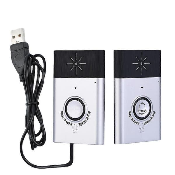 Two-way Wireless Intercom with Built-in Speaker, Access Control System, up to 6 Months Standby 100*60*14.8mm