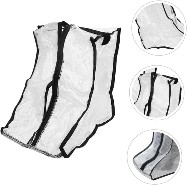 Shoe bag with zipper, boot organizer dustproof boot holder for travel and home