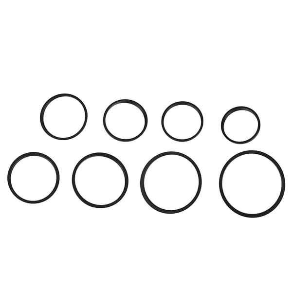 8 st metallstegringar universell linsfilteradapterset 49‑52‑55‑58‑62‑67‑72‑77‑82mm