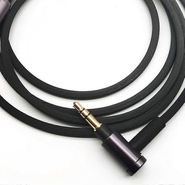 Til Sony Wh-1000 Xm2 Xm3 Xm4 3,5 mm lydkabel, (sort uden mikrofon)