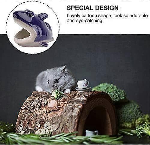 Yoitea Keramisk Hamster Seng Hus Smådyr Hus Keramisk Hamster Seng Gemmested Rede til Chinchilla Hamster Rotte Gerbiler