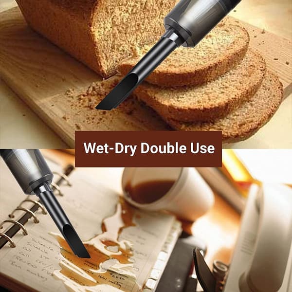 Car Vacuum Cleaner, Cordless Table Vacuum Cleaner (Mini Handheld Vacuum Cleaner, 10000 Pa less