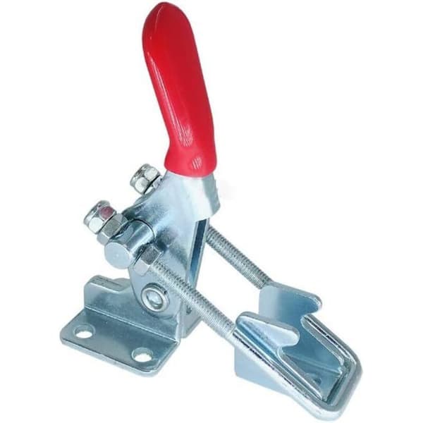 Toggle Clamp Metal Clamp Fix Latch Clamp Latches, with Adjustable Buckle for Cabinet, Door, Drawer, Case without Lock or Broken Handle Super Gadget, Pa