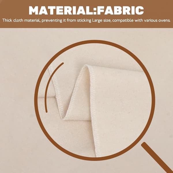 Proofing Cloth Baking Yeast Fabric Thick Fabric Material White Simple Design Prevents Sticking