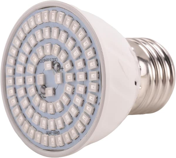 2-pack E27 80 LED-växtlampa fullspektrum växtbelysning för inomhusväxter och hydroponik