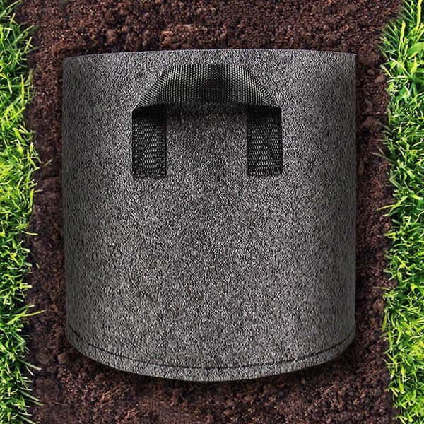 [RM]Plant Growing Bag Root Control Planter Bag for 7 Gallon Garden Use Grey Grey 35Dx30H