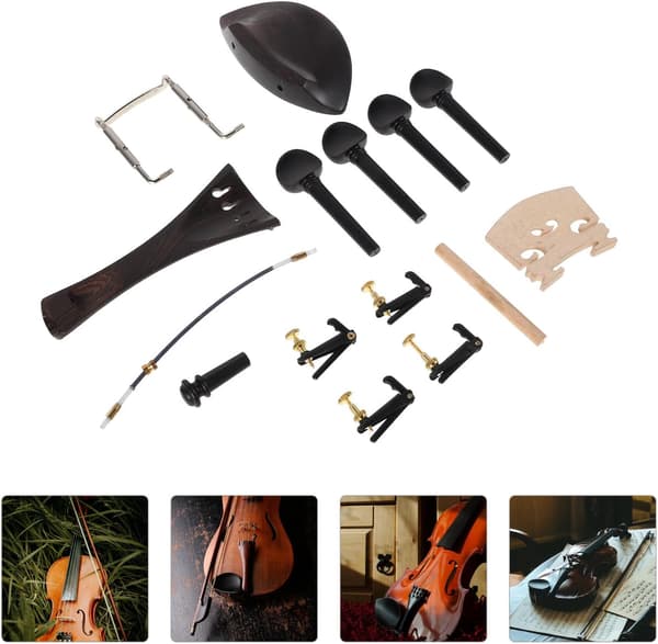 Violin Nem installation Violinister Fremragende resonans til og 4/4 dele Sæt inklusive finstemmere