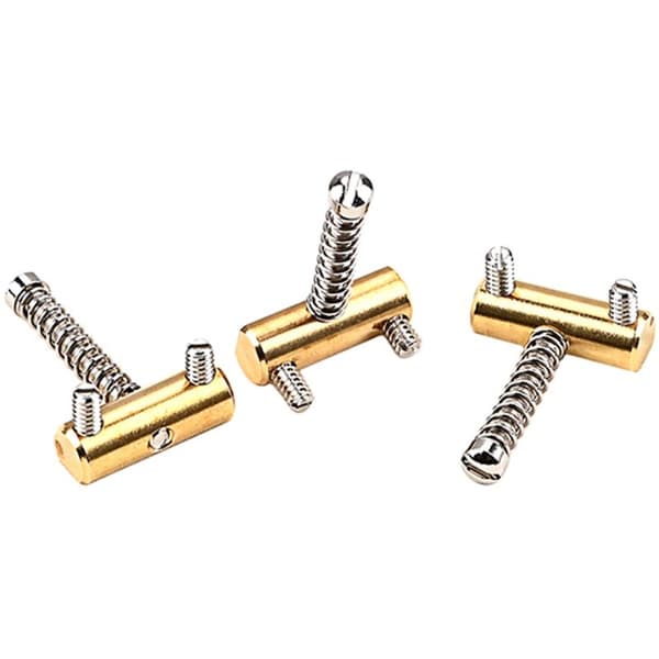 3 stk Vintage Stil Fast Tele Elektrisk Guitar Messingbro Tl Bro Guitar Dele