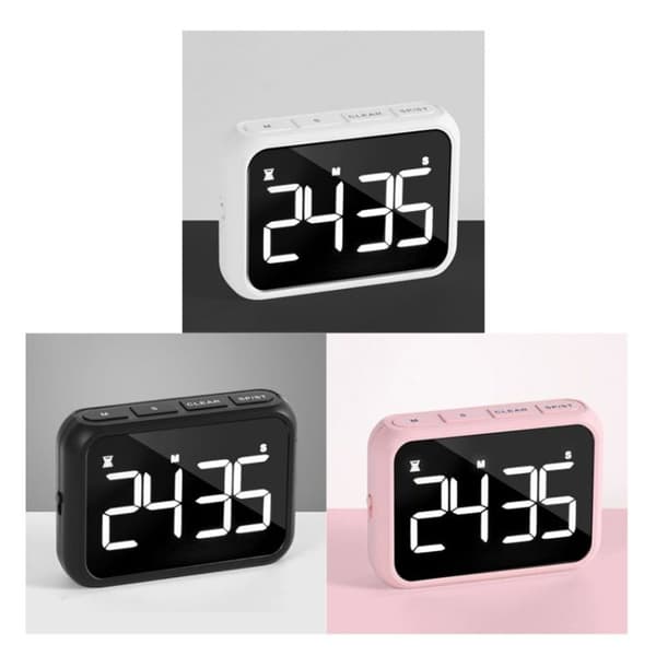Oppladbar stor LED LCD-skjerm med elektronisk tidspåminnelse, Wec