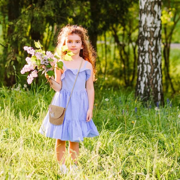 Butterfly Straw Shoulder Crossbody Bag