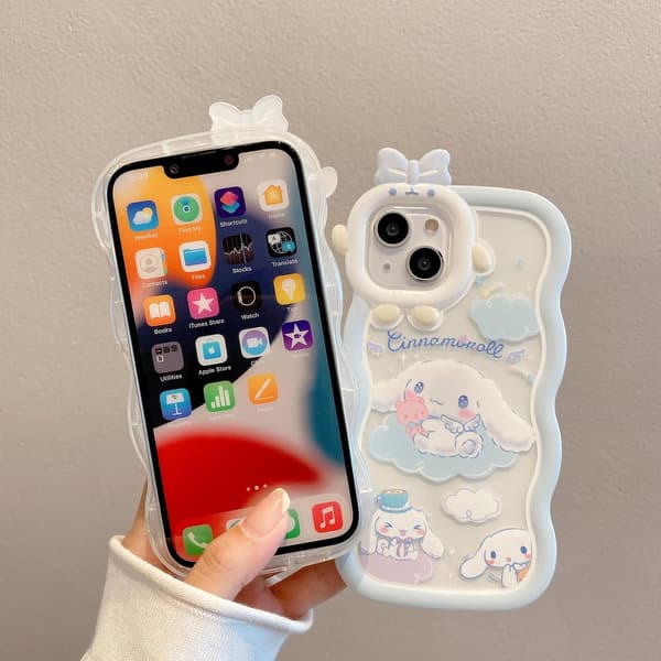 Transparent Telefonskal för iPhone 11, Sött Silikonskyddsfodral för Kvinnor & Tjejer