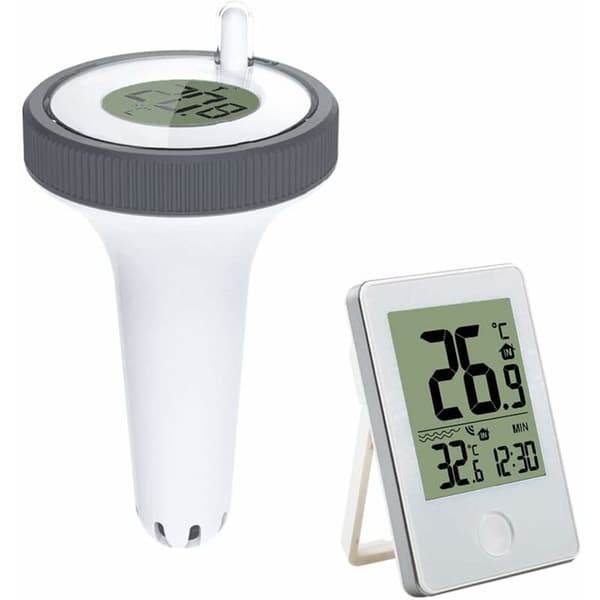 Electronic Water Temperature Thermometer with Digital Receiver, LCD Display for Aquarium/Spa/EFish Tank
